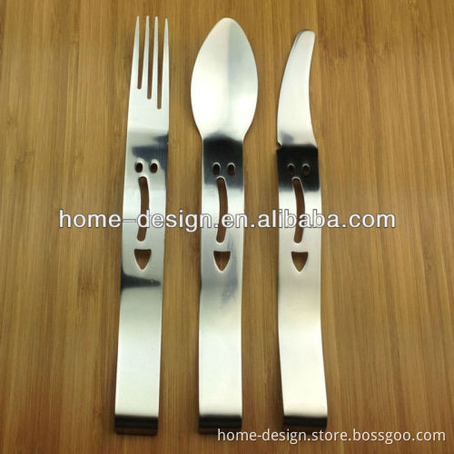 Take out traveling fork spoon knife 3pcs cutlery/flatware set